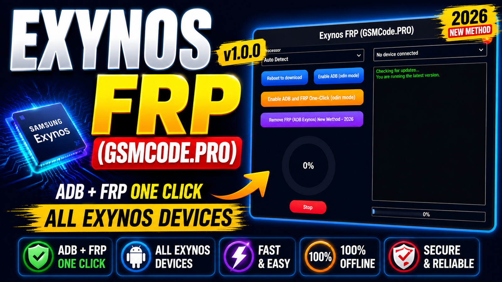 Exynos FRP GSMCode.PRO v1.0.0