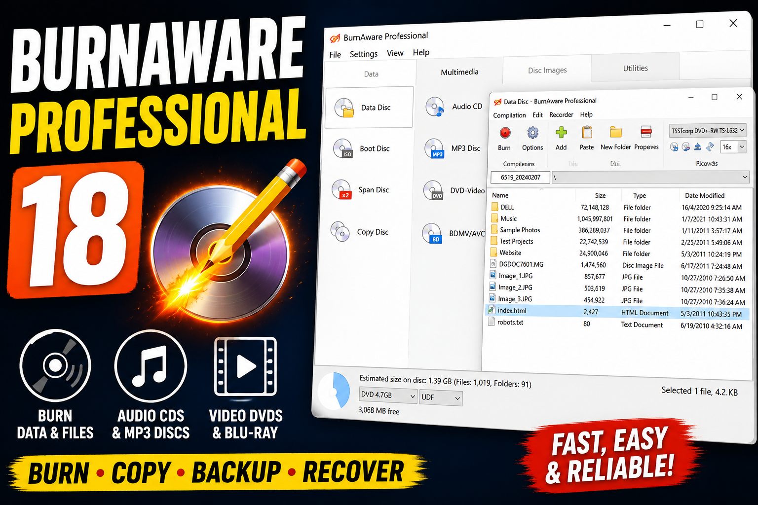 BurnAware Professional