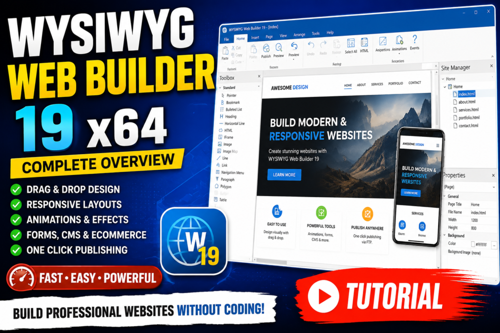 WYSIWYG Web Builder 19