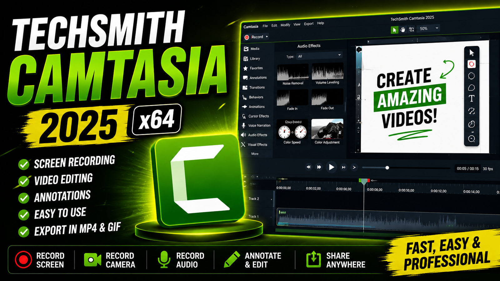 TechSmith Camtasia 2025