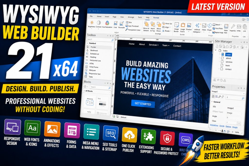 WYSIWYG Web Builder 21 x64