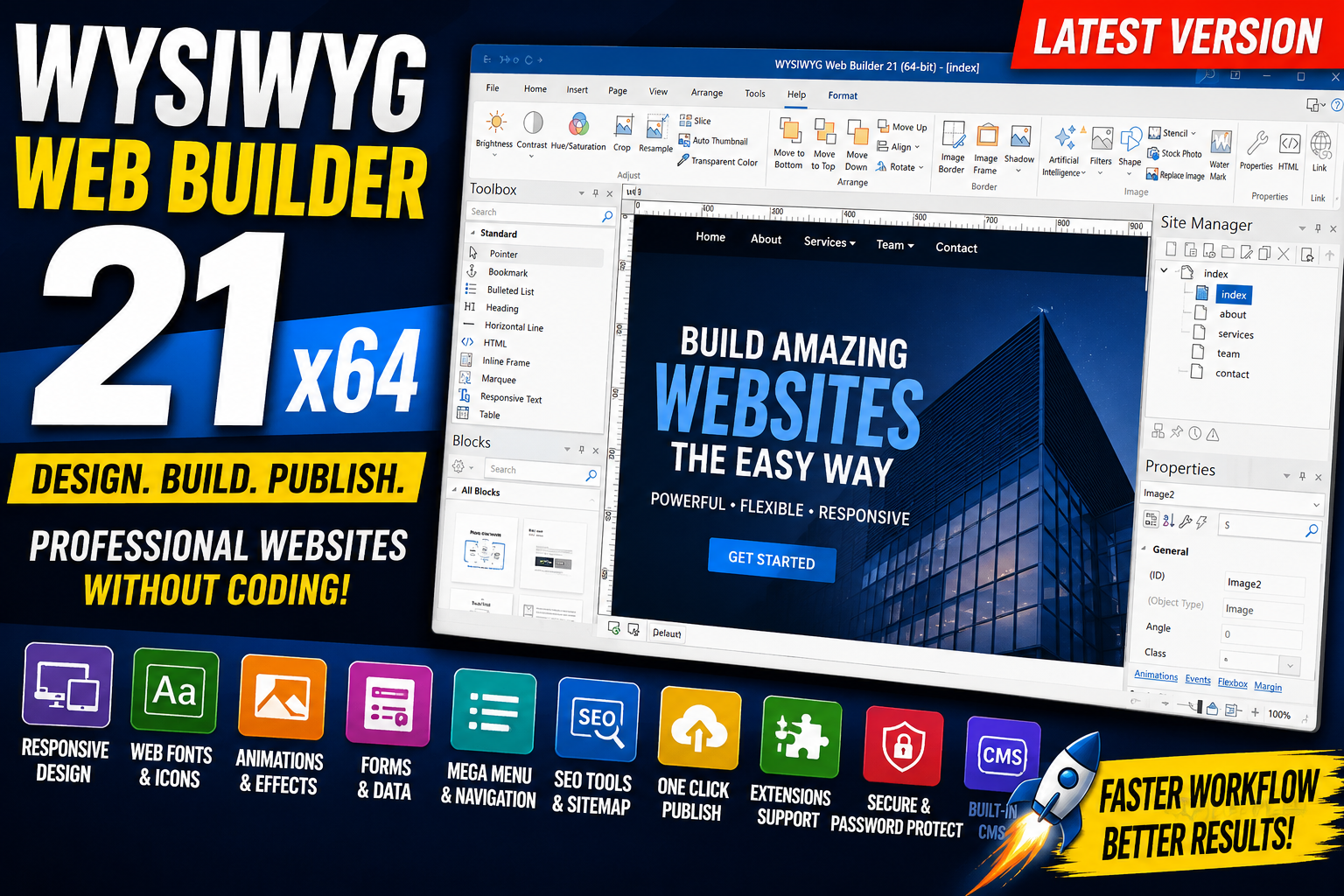 WYSIWYG Web Builder 21 x64