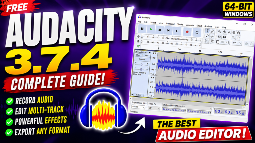 Audacity 3.7.4