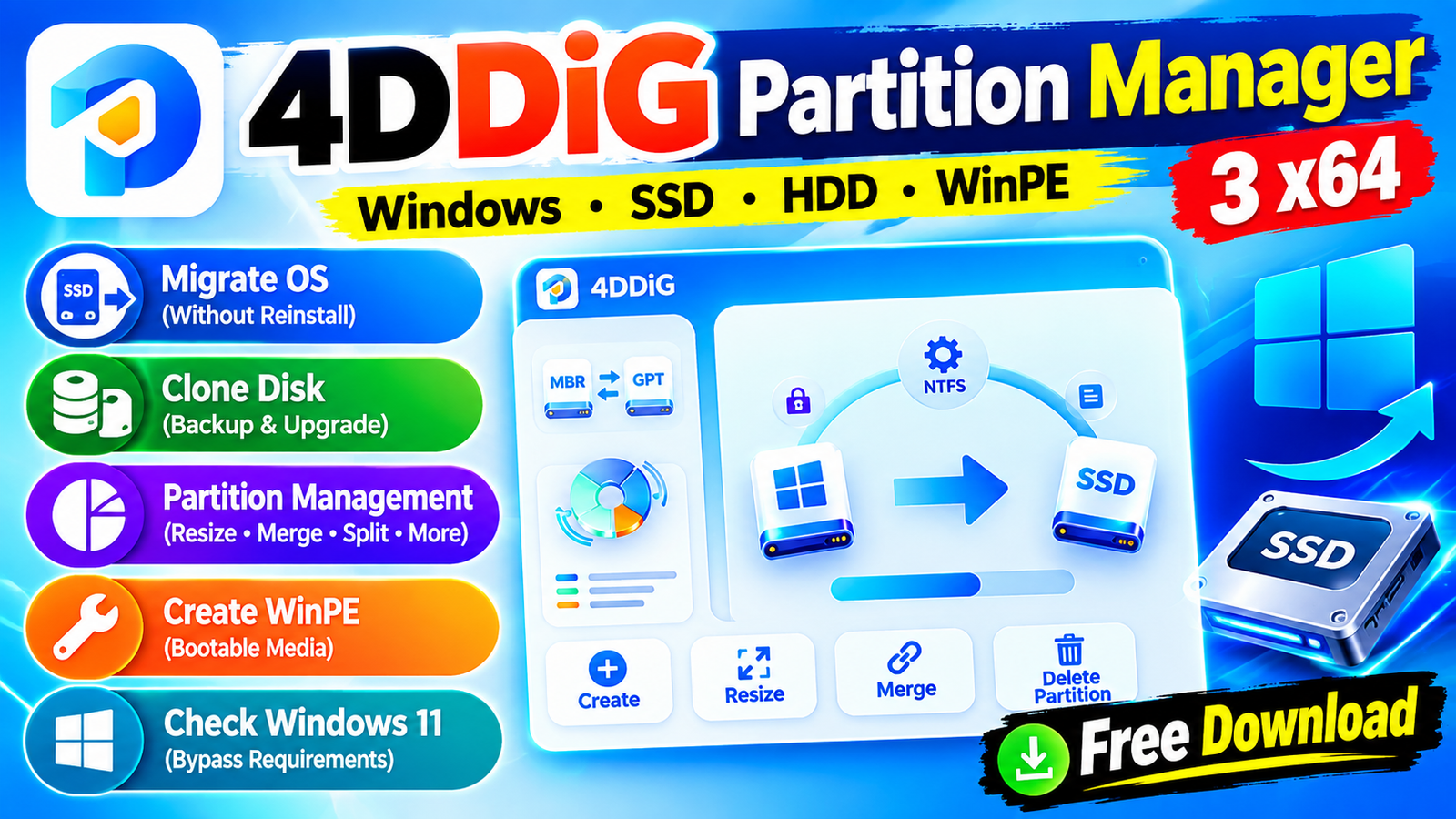 4DDiG Partition Manager 3 x64