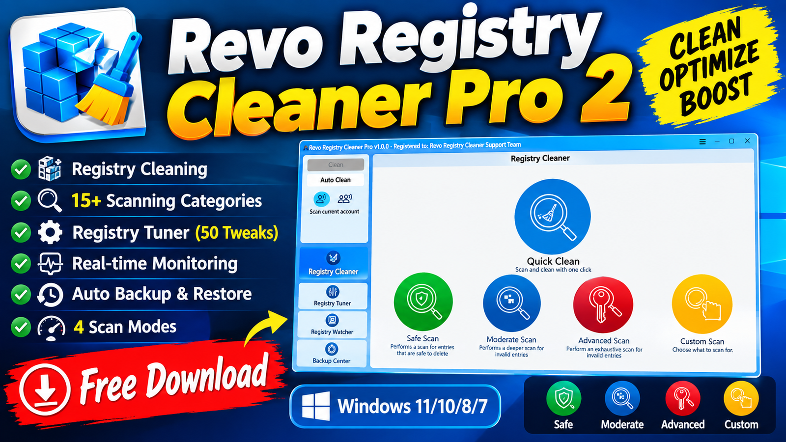 Revo Registry Cleaner Pro 2