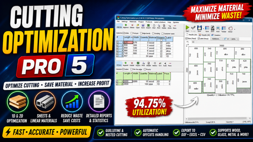 Cutting Optimization Pro 5
