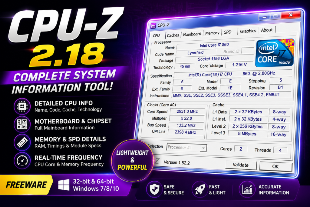 CPU-Z 2.18